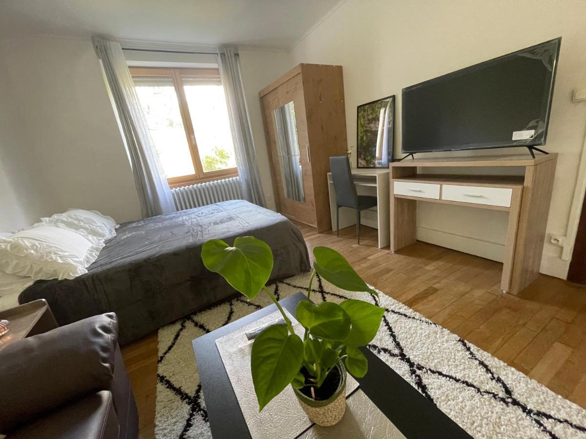 Chambre Privee Vue Sur Le Jardin Proche Centre Ville Besancon Bagian luar foto